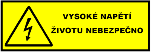 Označovanie pracovísk a zariadení Sú znázornené na obrázkoch 26, 27, 28, 29, 30 a 31 Obr. 26 Obr. 27 Obr. 28 Obr. 29 Zákazová tabuľa 1200 x 1000 mm Vedenie vysokého napätia 22 kv Obr. 30 Obr.