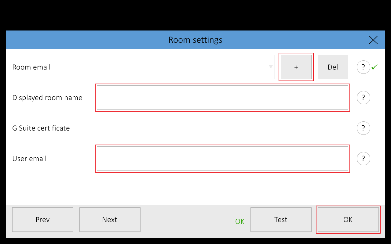 Průvodce nastavením Konfigurace panelů touchone V levém bočním menu zvolte G Suite certificate a pak klikněte na Choose file. Otevře se standardní dialogové okno pro výběr souboru.