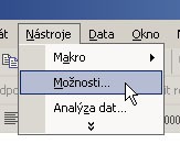 dny v týdnu, měsíce v roce), další je možné uživatelsky vytvořit, slouží pro