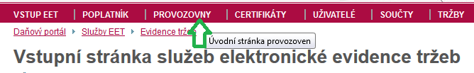 Elektronická evidence tržeb v KelSQL / KelEXPRESS / KelMINI (dále jen KelSQL) Základní informace o EET získáte na etrzby.