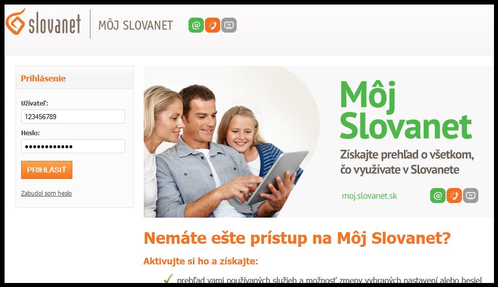 5) Následne je potrebné kliknúť na tlačidlo Späť, ktoré Vás presmeruje naspäť na