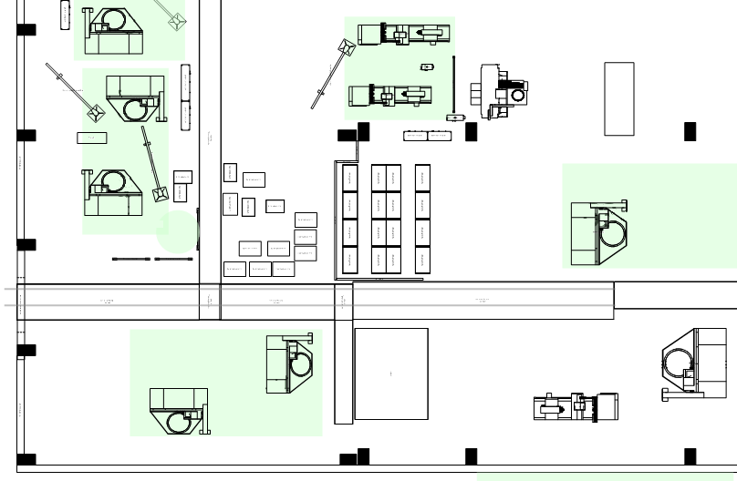 2.4 Prostorové uspořádání Pro zobrazení prostorového uspořádání výrobního systému, používáme tzv.