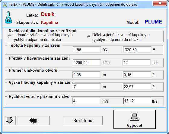 kubických metrů látky při -196 C. Provozní tlaky jednotlivých zásobníků jsou nastaveny na míru projektům, pro které jsou pořizovány.