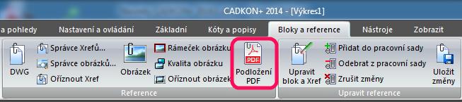 Bloky a atributy Při editaci Xrefu nebo bloku příkazem REFEDIT dochází k automatickému utlumení objektů, které nejsou součástí Xrefu nebo bloku.