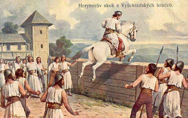O Horymírovi Za vlády Křesomysla, lidé více dbali na dobývání zlata a stříbra než obdělávání půdy. Potravin ubývalo.