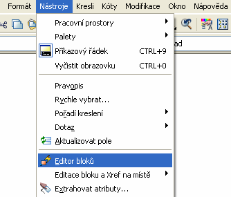 Provést úpravy na rozbitém bloku: Nyní můžeme prvek upravit podle potřeby pomocí všech editačních nebo kreslících příkazů.