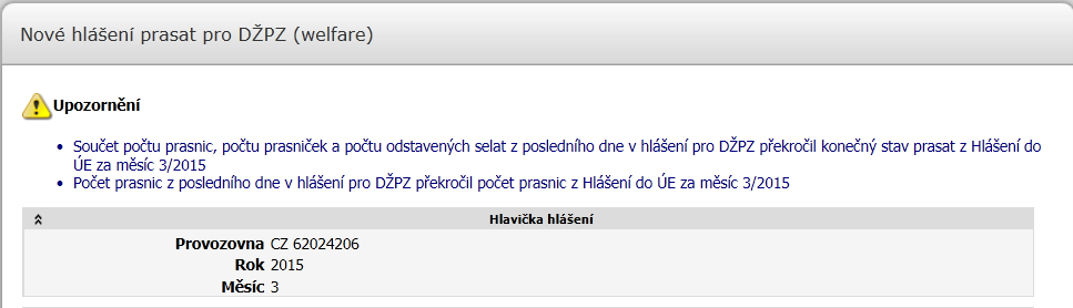 I hlášení se zjištěným rozdílem lze uložit. Pro uložení je pak třeba zvolit tlačítko: nebo dle zvoleného způsobu uložení.