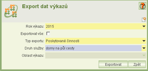 6.4 Podané výkazy 6.4.1 Prohlížení Spouštěním úlohy Podané výkazy z hlavního menu aplikace se zobrazí formulář Seznam podaných výkazů, který obsahuje seznam podaných výkazu za daný rok.