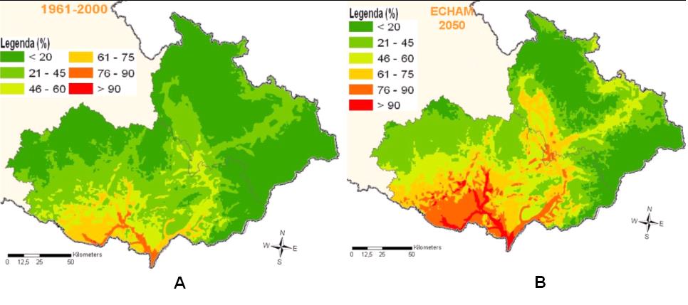 limitujících faktorů jako je např. nedostatek vody v půdě, utlumení filtračních, transformačních a výměnných procesů atd.