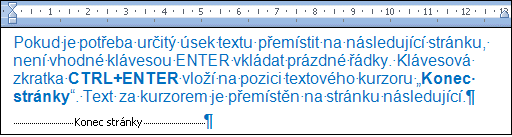 V následující nabídce umístění číslování vyberte příkaz Aktuální umístění to je číslování na pozici kurzoru a dále první variantu Číslo ve formátu prostého textu.