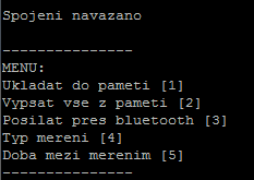 Univerzita Tomáše Bati ve Zlíně, Fakulta aplikované informatiky 6 3 Ovládání Ovládání je možné přes mobilní telefon po nainstalování příslušné aplikace pro sériovou komunikaci přes bluetooth.