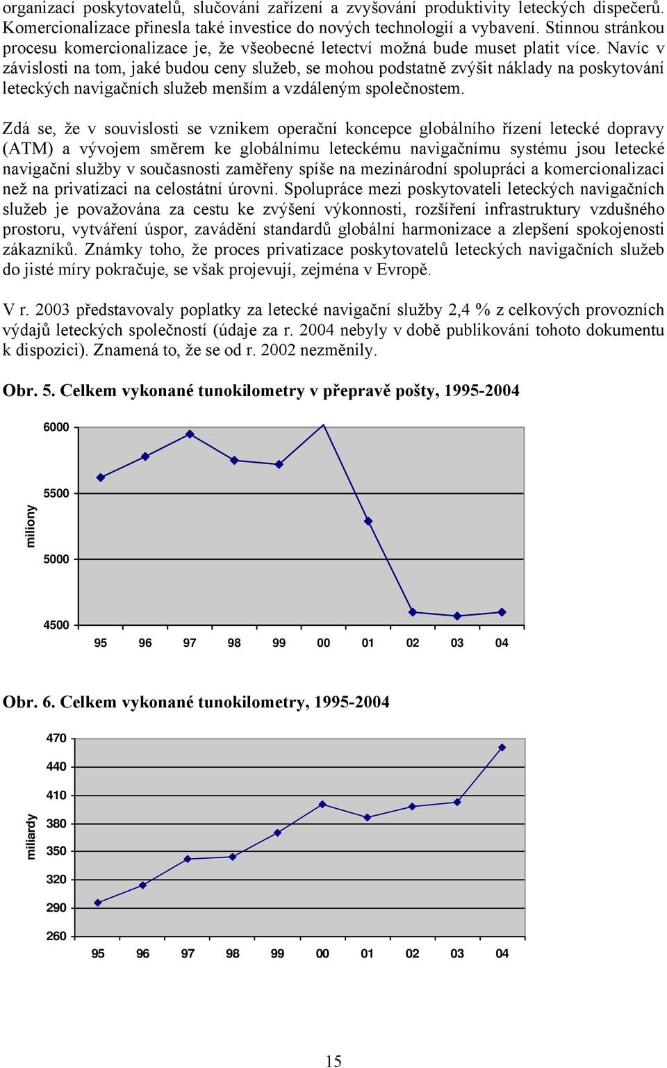 Navíc v závislosti na tom, jaké budou ceny služeb, se mohou podstatně zvýšit náklady na poskytování leteckých navigačních služeb menším a vzdáleným společnostem.