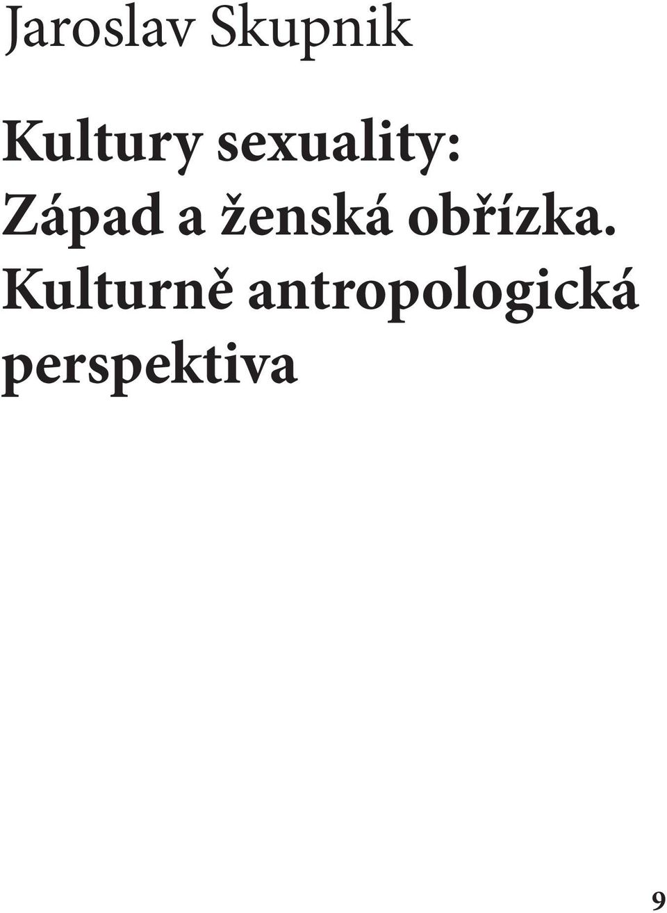 ženská obřízka.