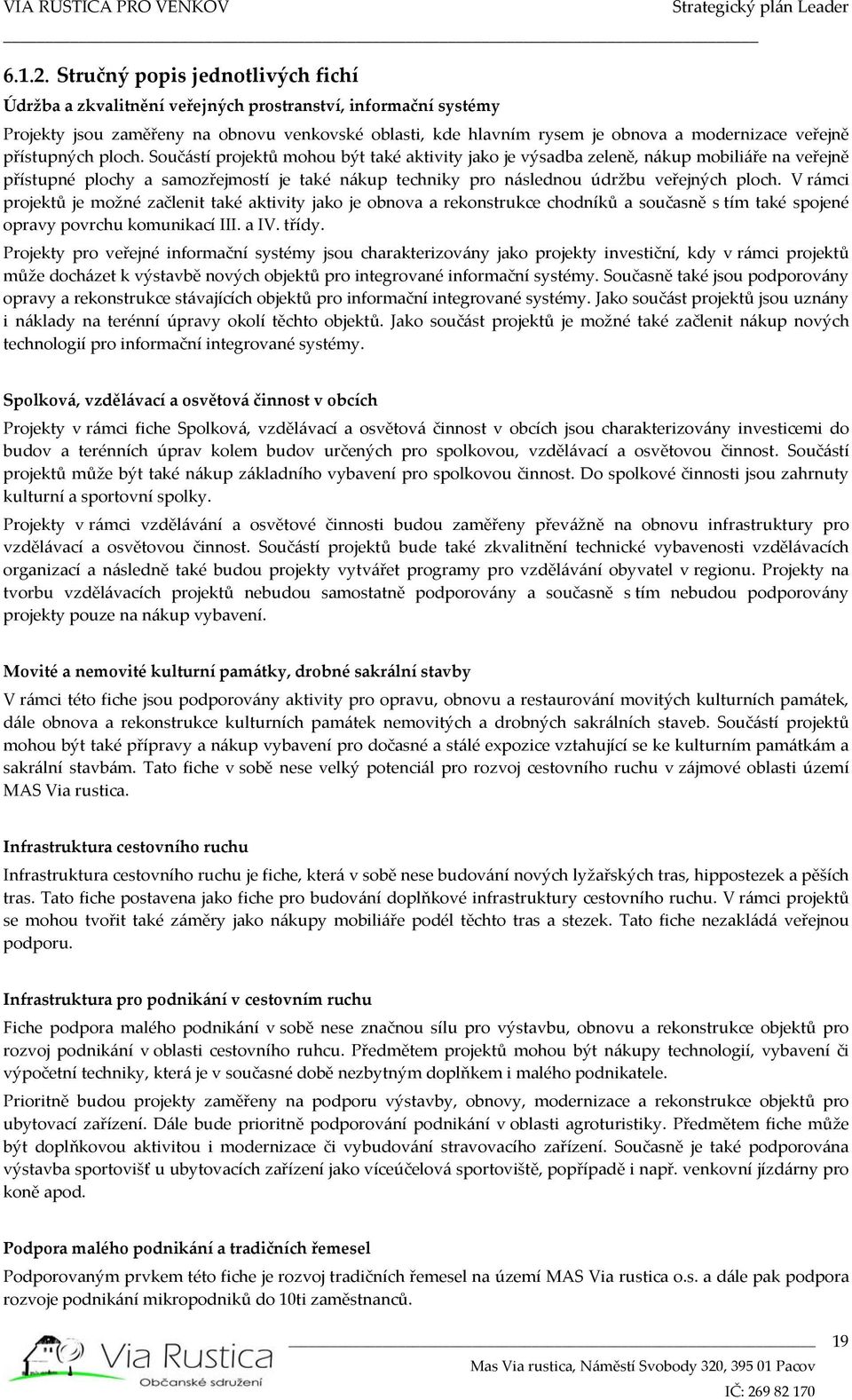 přístupných ploch.