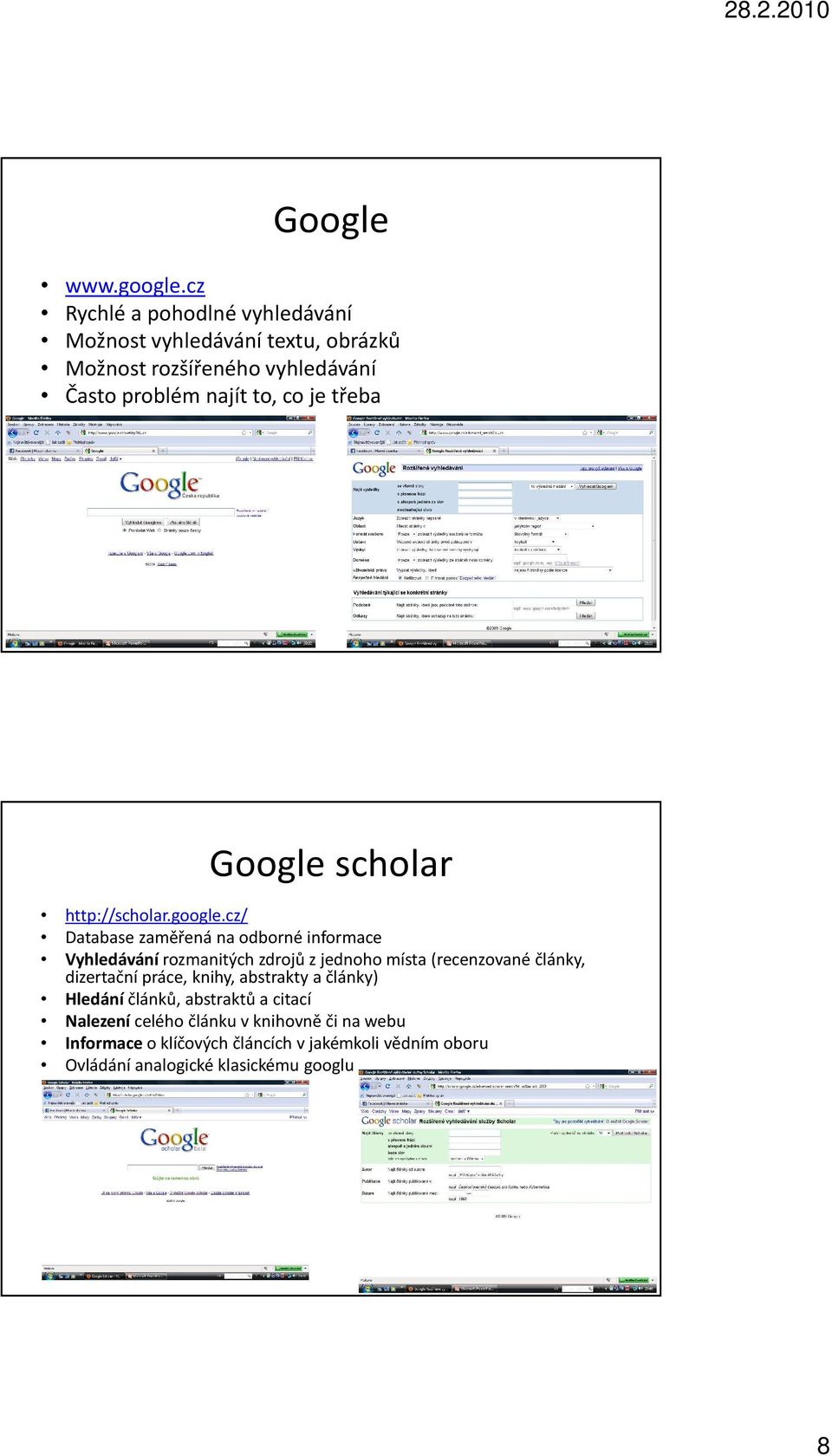 je třeba Google scholar http://scholar.google.