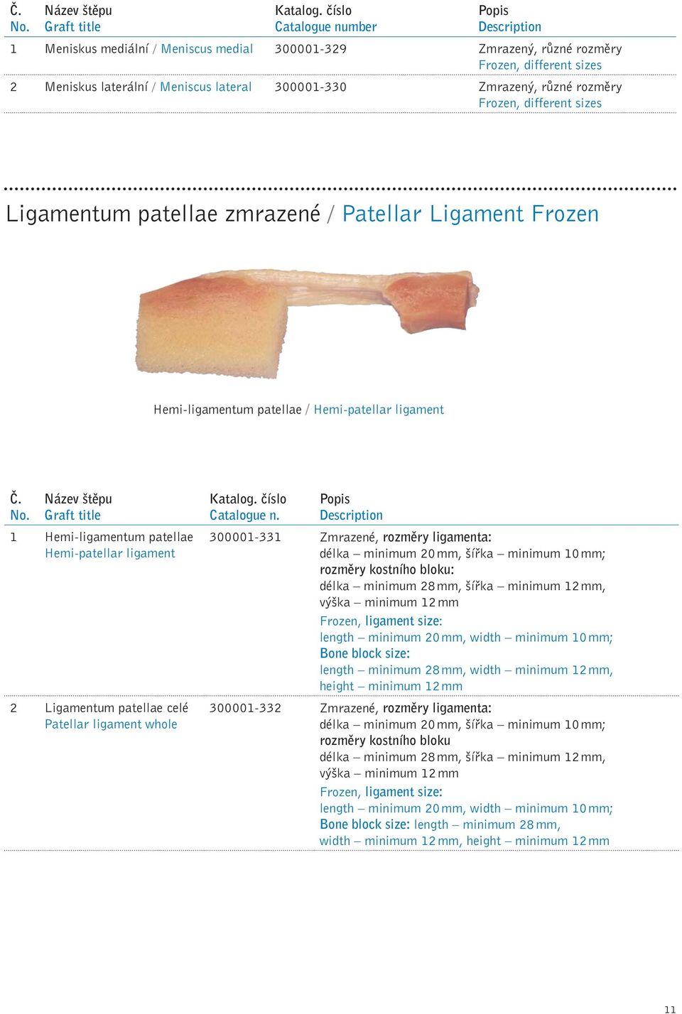 ligament whole Catalogue n.