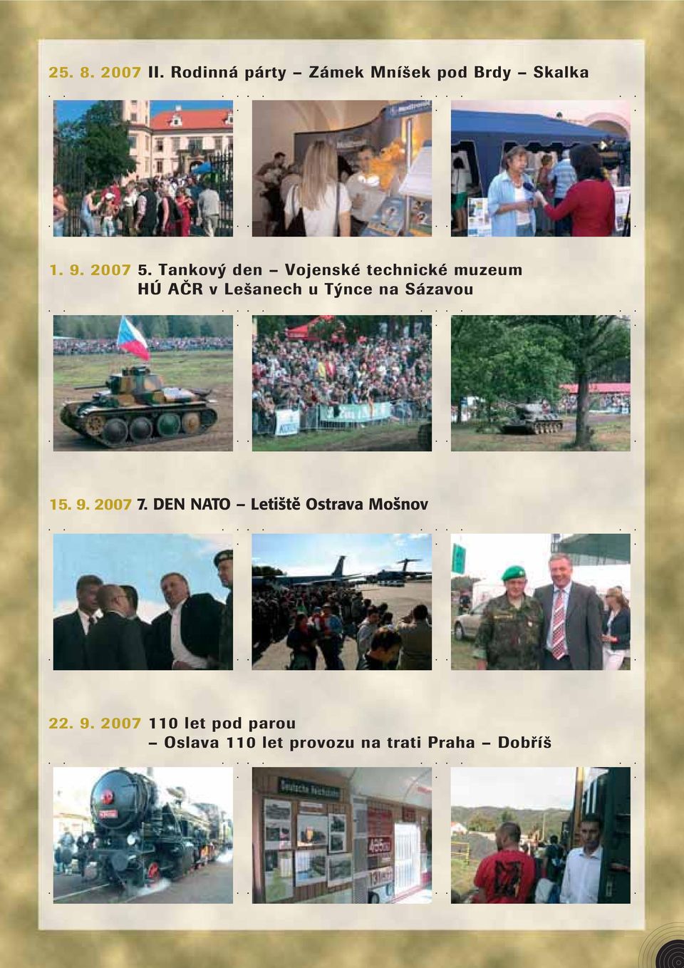 Tankov den Vojenské technické muzeum HÚ AâR v Le anech u T nce na