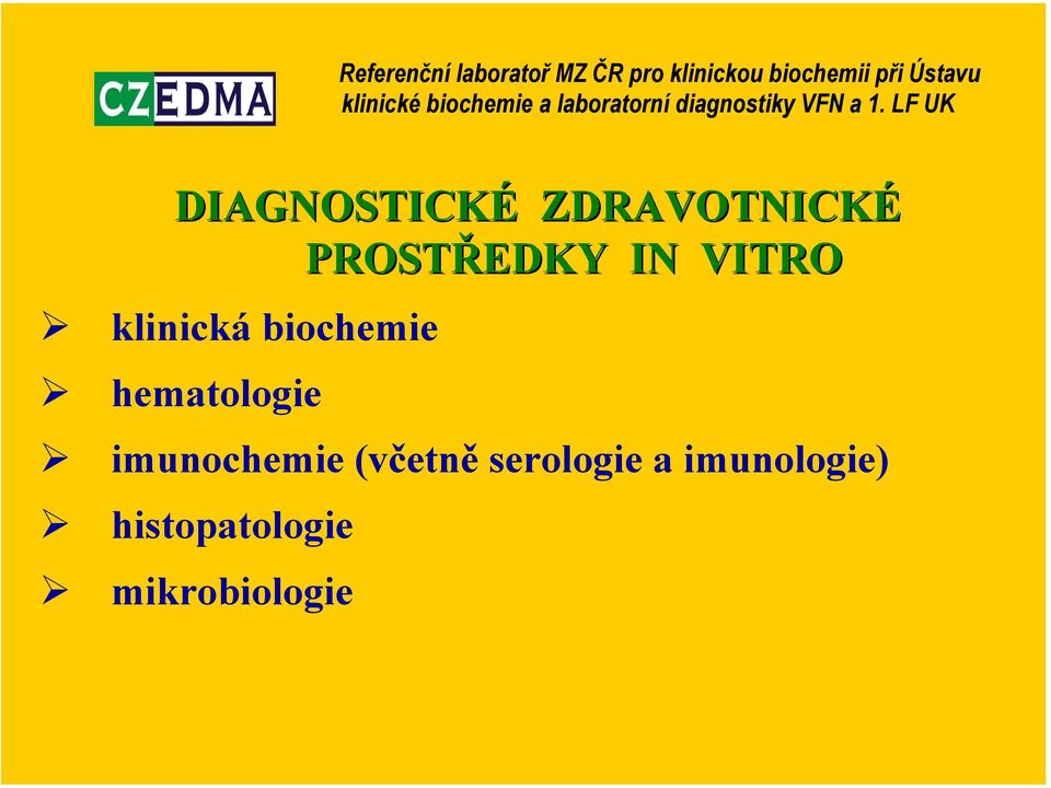 hematologie imunochemie (včetně