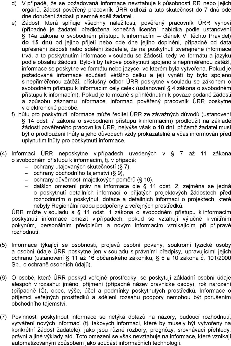článek V.