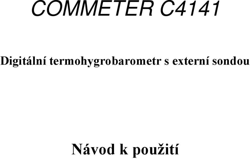 termohygrobarometr