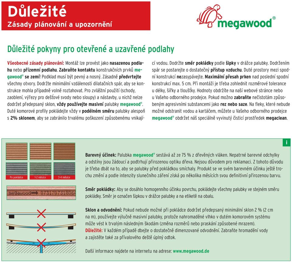 Dodržte minimální vzdálenosti dilatačních spár, aby se konstrukce mohla případně volně roztahovat.