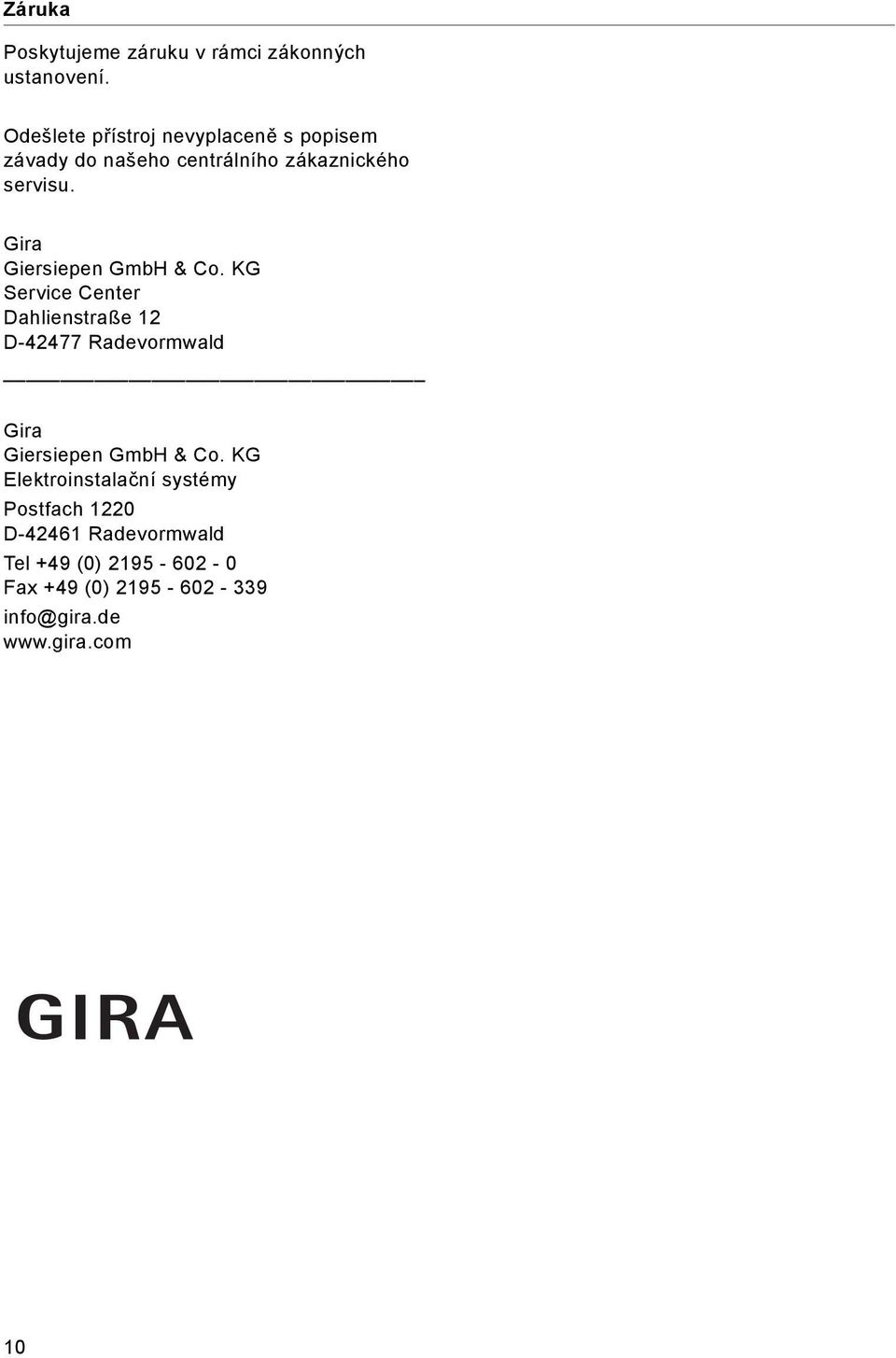 Gira Giersiepen GmbH & Co.