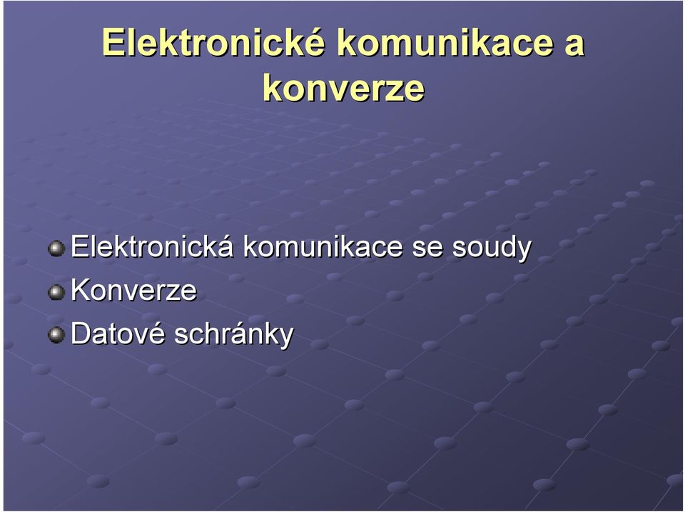 Elektronická