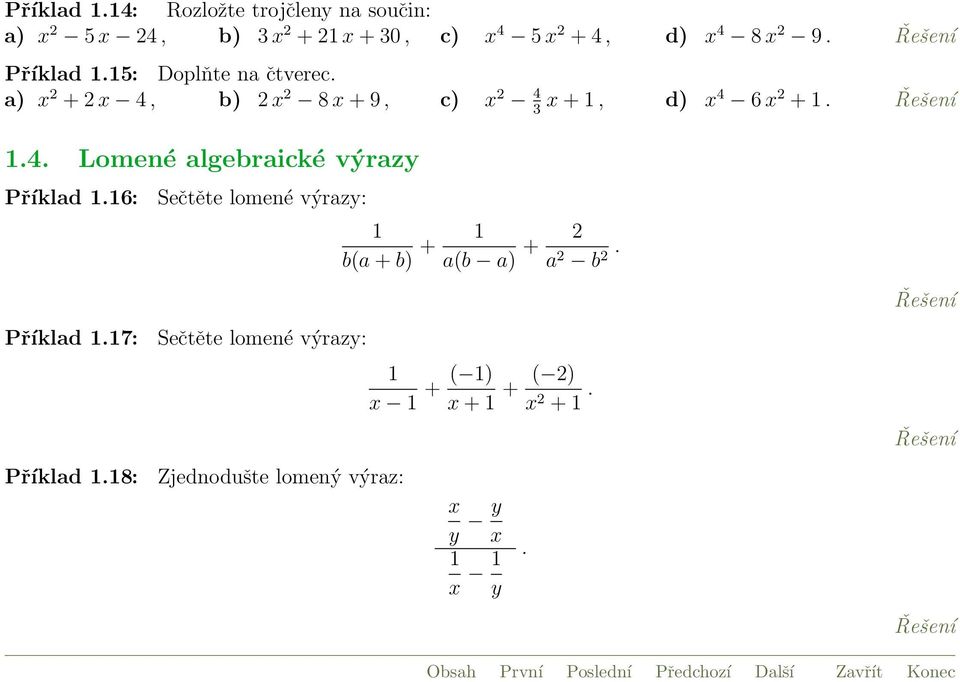 16: Příklad 1.17: Příklad 1.