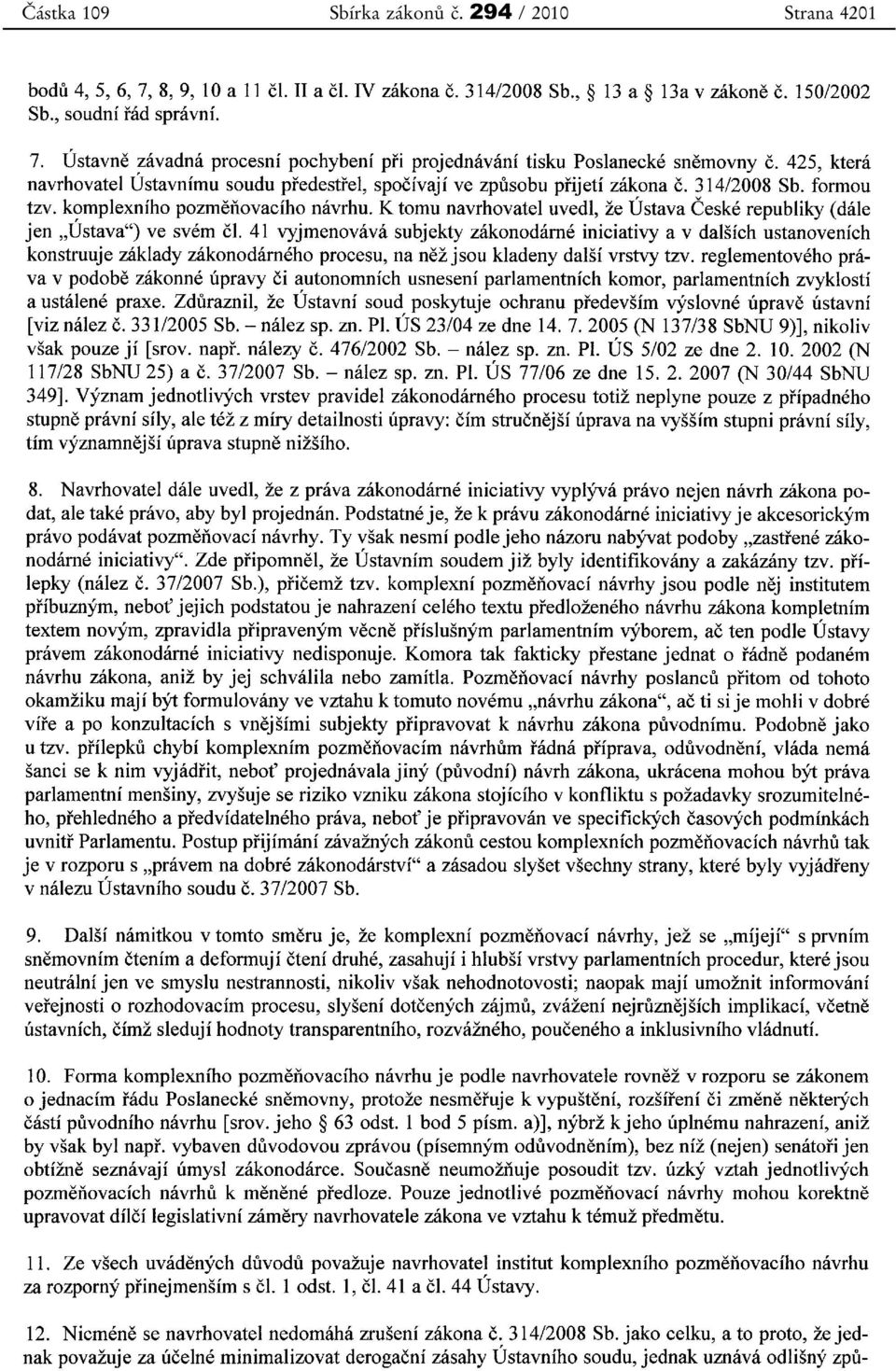 zákonů č.