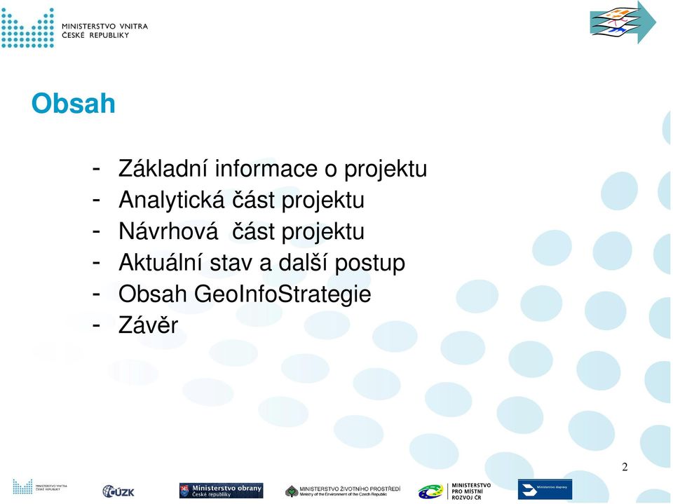 část projektu - Aktuální stav a další
