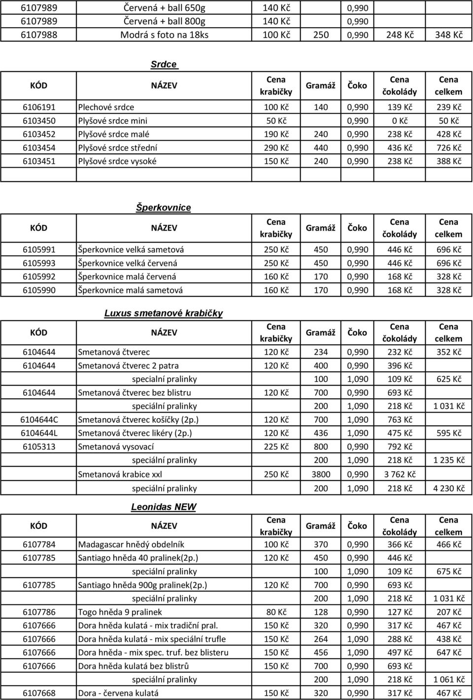 vysoké 150 Kč 240 0,990 238 Kč 388 Kč 6105991 Šperkovnice velká sametová 250 Kč 450 0,990 446 Kč 696 Kč 6105993 Šperkovnice velká červená 250 Kč 450 0,990 446 Kč 696 Kč 6105992 Šperkovnice malá