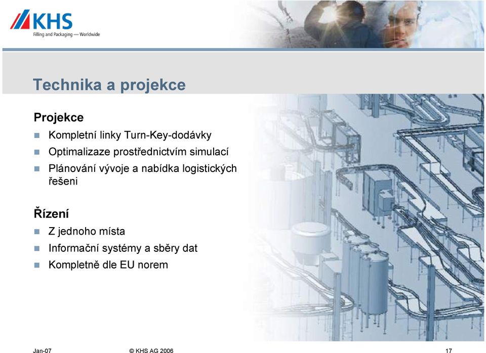 nabídka logistických řešeni Řízení Z jednoho místa Informační