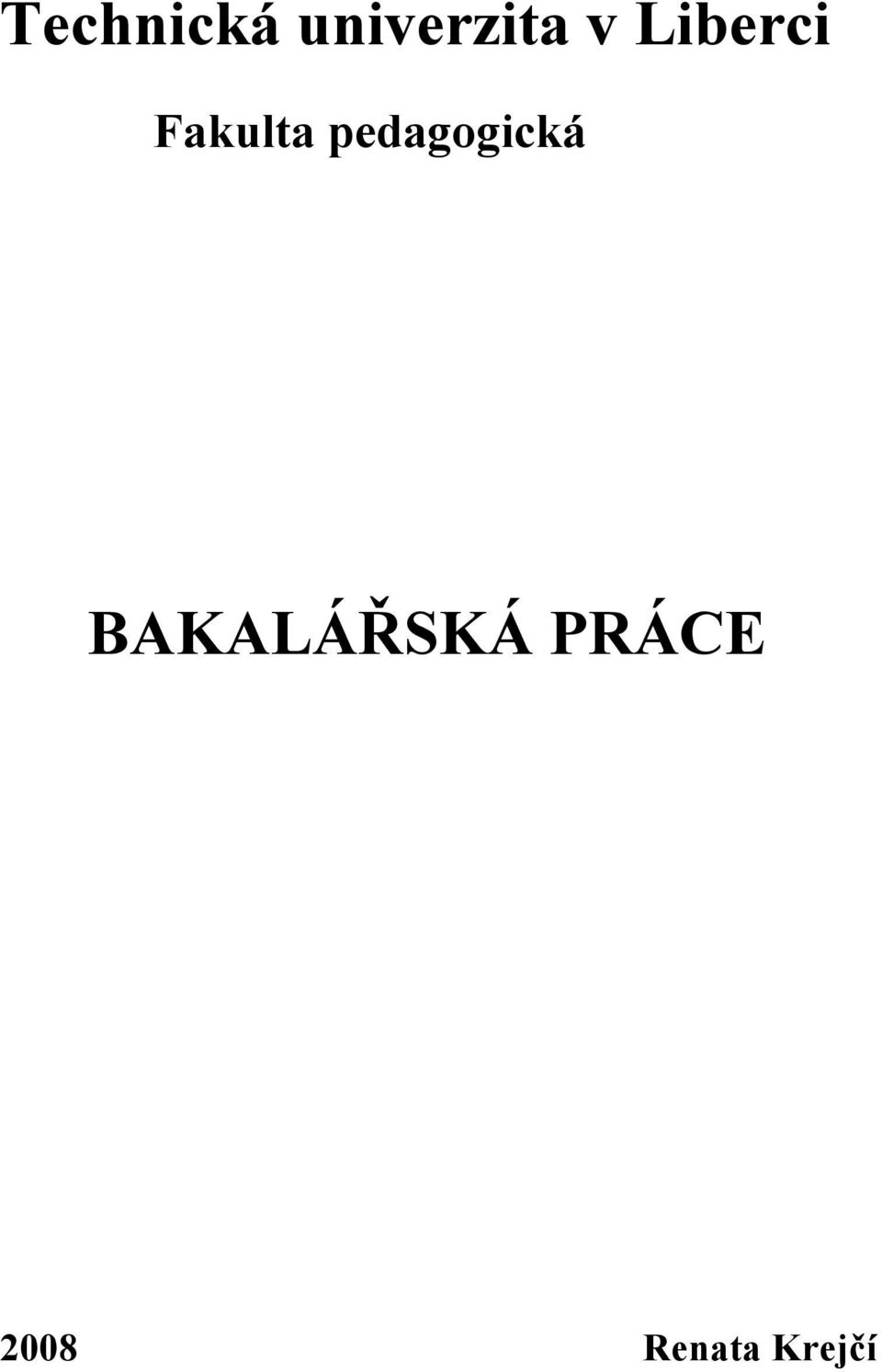 pedagogická