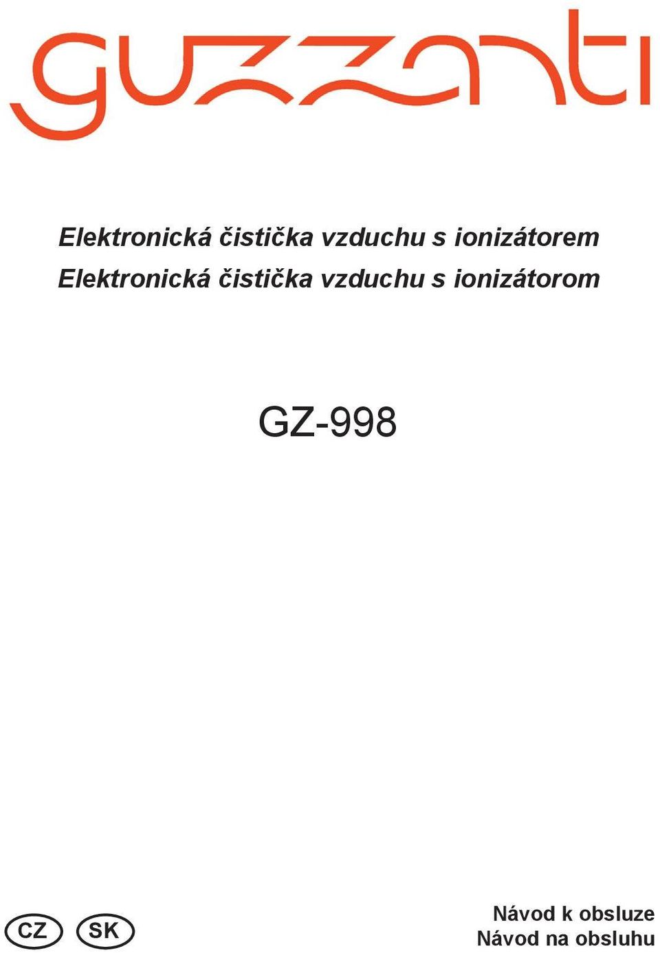 CZ SK 1 Návod k obsluze Návod na