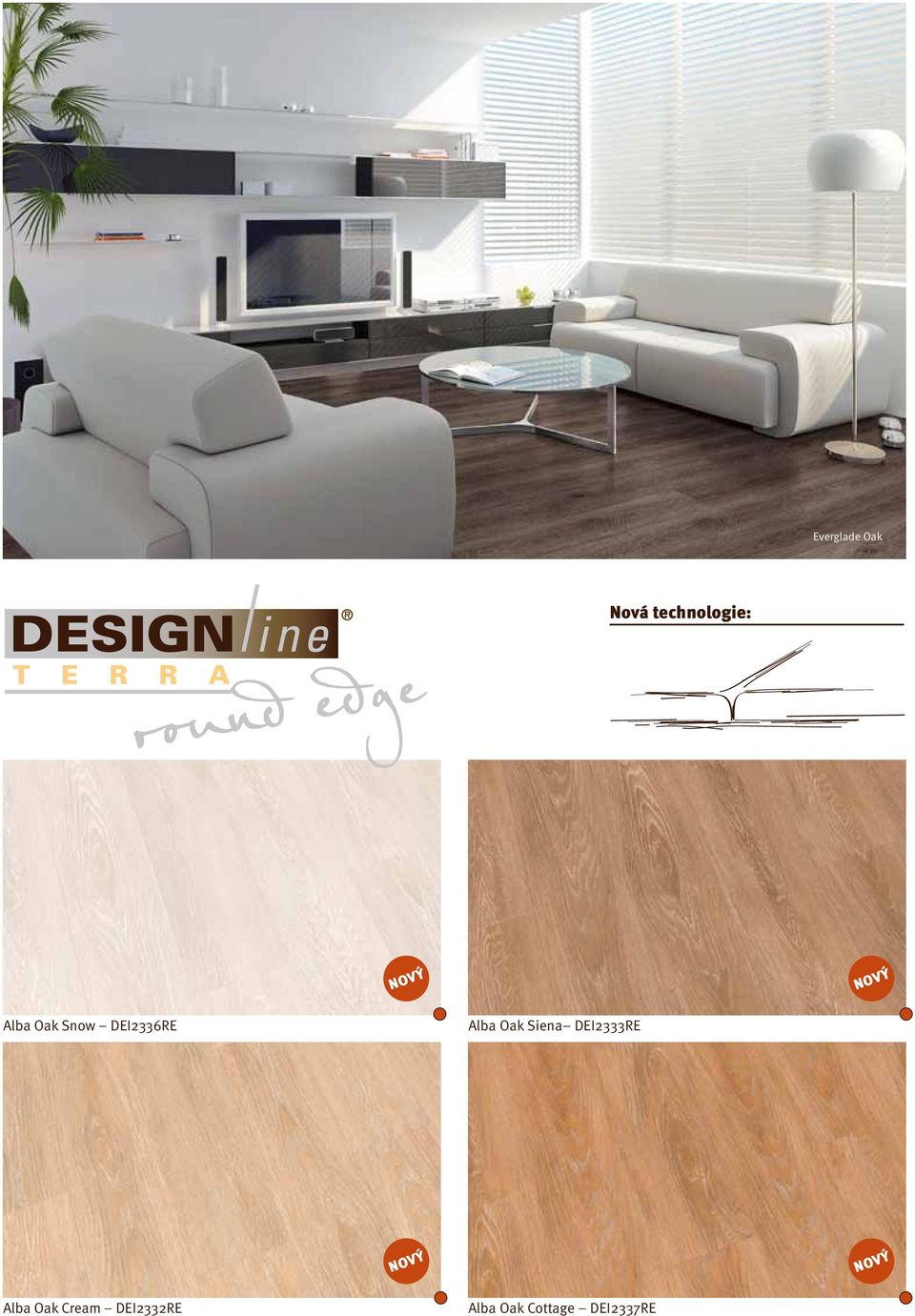 Siena DEI2333RE Alba Oak Cream