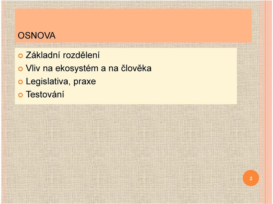 ekosystém a na