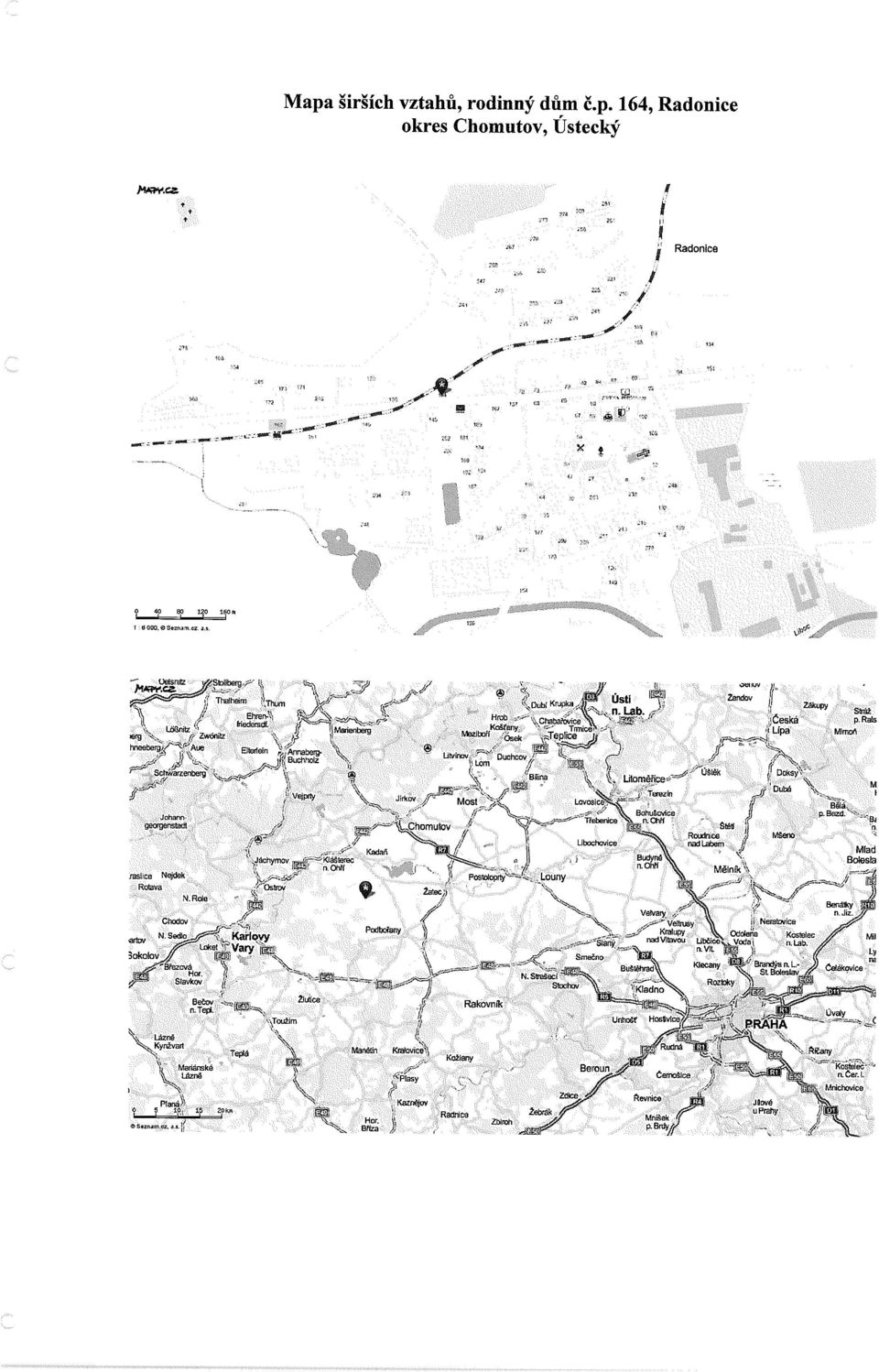 164, Radonice okres