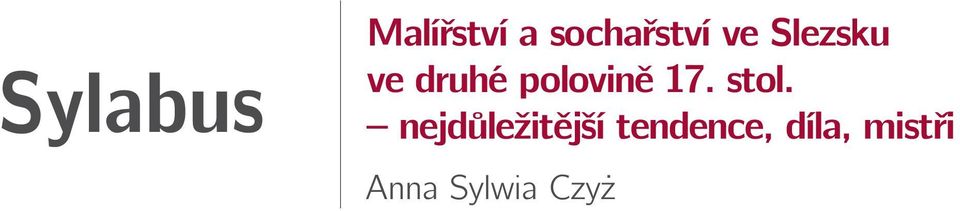 druhé polovině 17. stol.