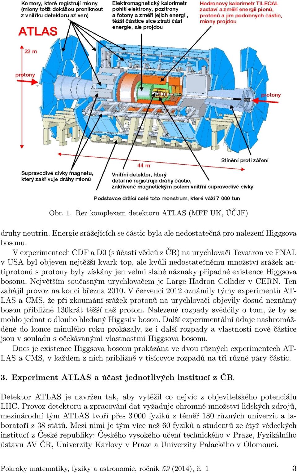 velmi slabé náznaky případné existence Higgsova bosonu. Největším současným urychlovačem je Large Hadron Collider v CERN. Ten zahájil provoz na konci března 2010.