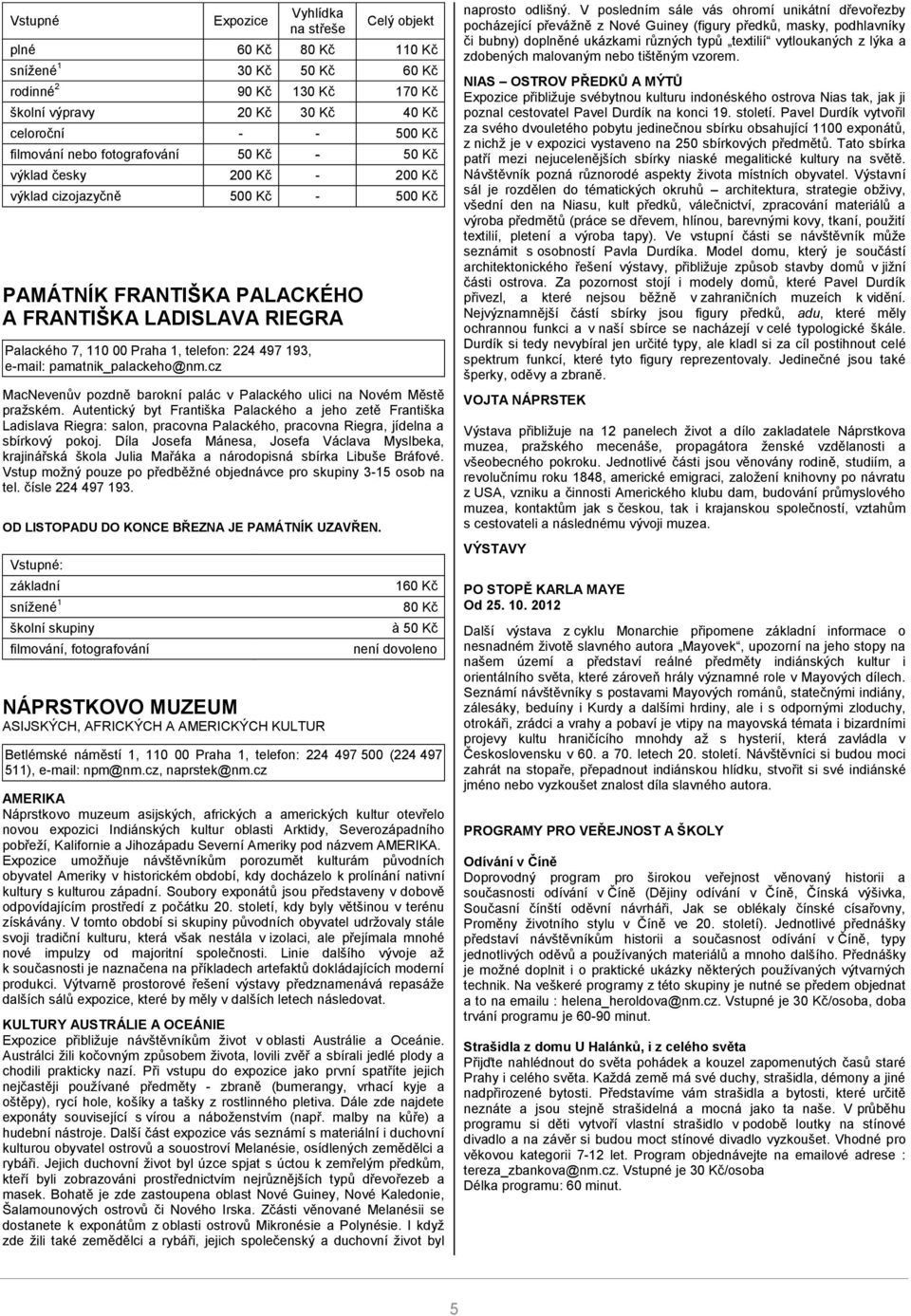 cz MacNevenův pozdně barokní palác v Palackého ulici na Novém Městě pražském.