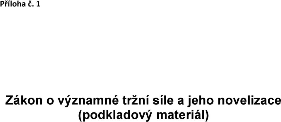 tržní síle a jeho