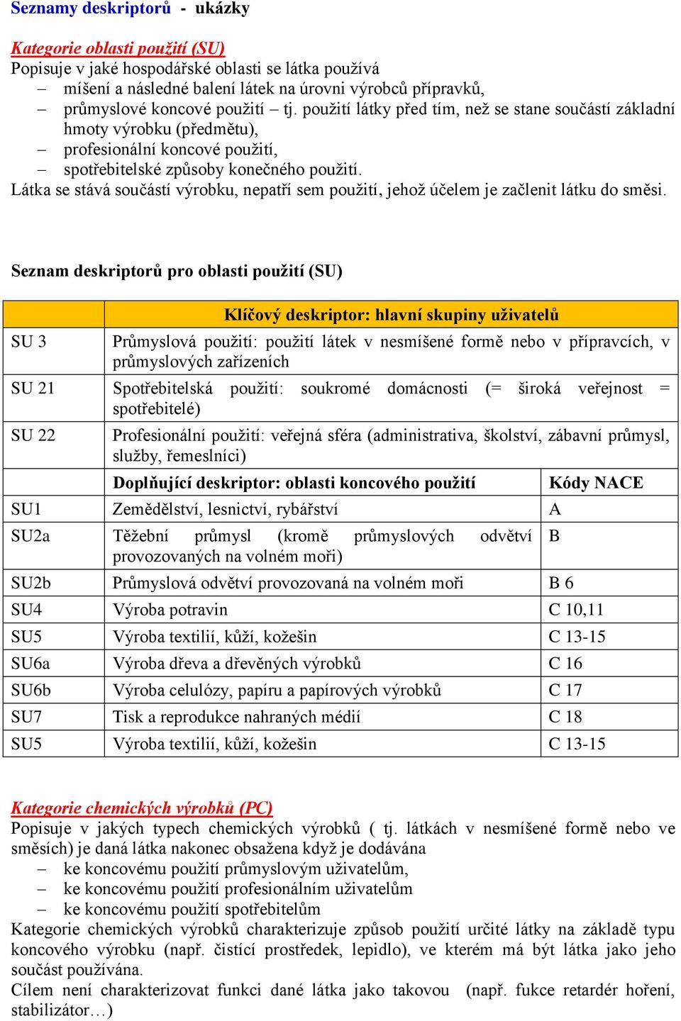 Látka se stává součástí výrobku, nepatří sem použití, jehož účelem je začlenit látku do směsi.