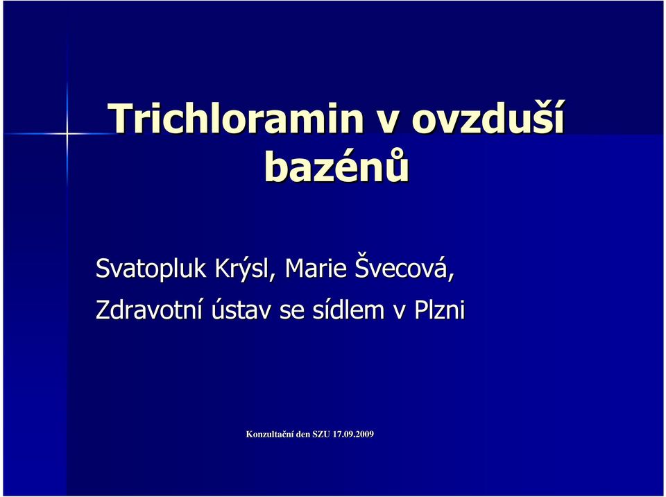 Zdravotní ústav se sídlem v