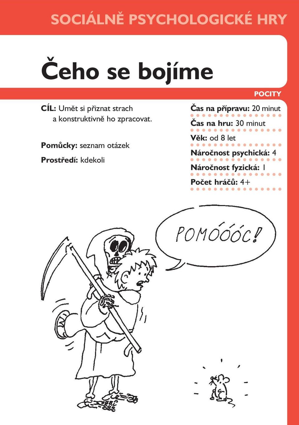 Pomůcky: seznam otázek Prostředí: kdekoli Čas na přípravu: 20 minut