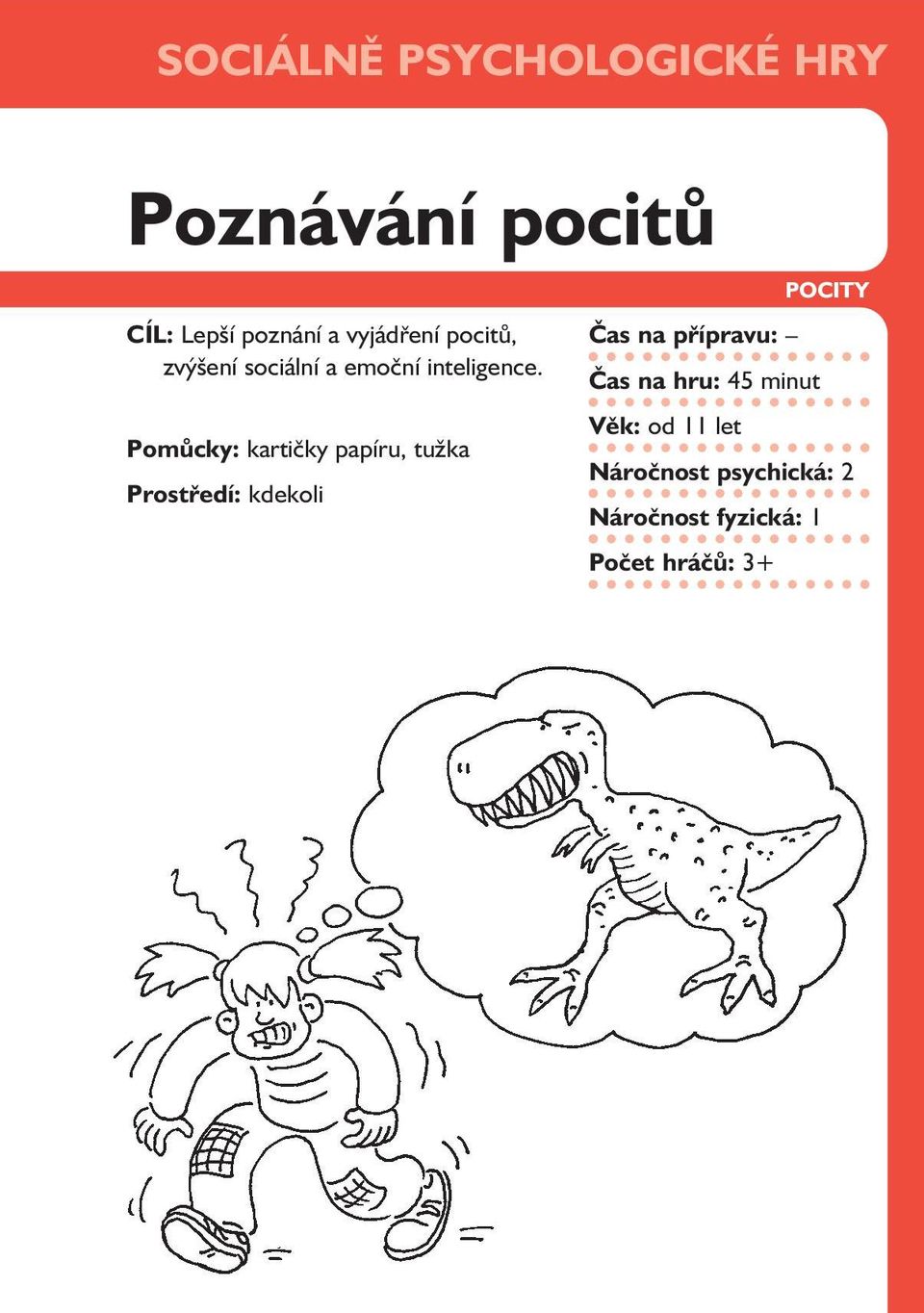 Pomůcky: kartičky papíru, tužka Prostředí: kdekoli Čas na přípravu: Čas