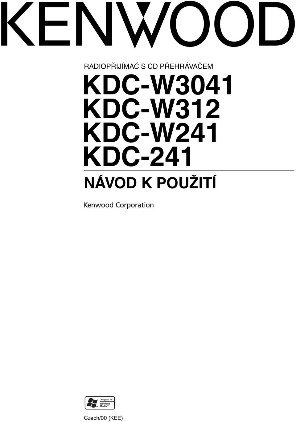 KDC-W312 KDC-W241