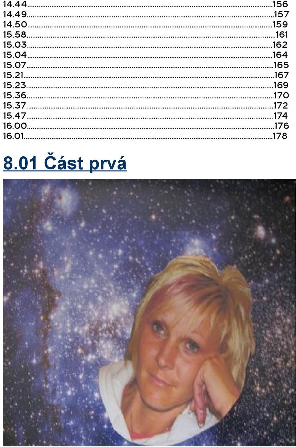 21...167 15.23...169 15.36...170 15.37...172 15.