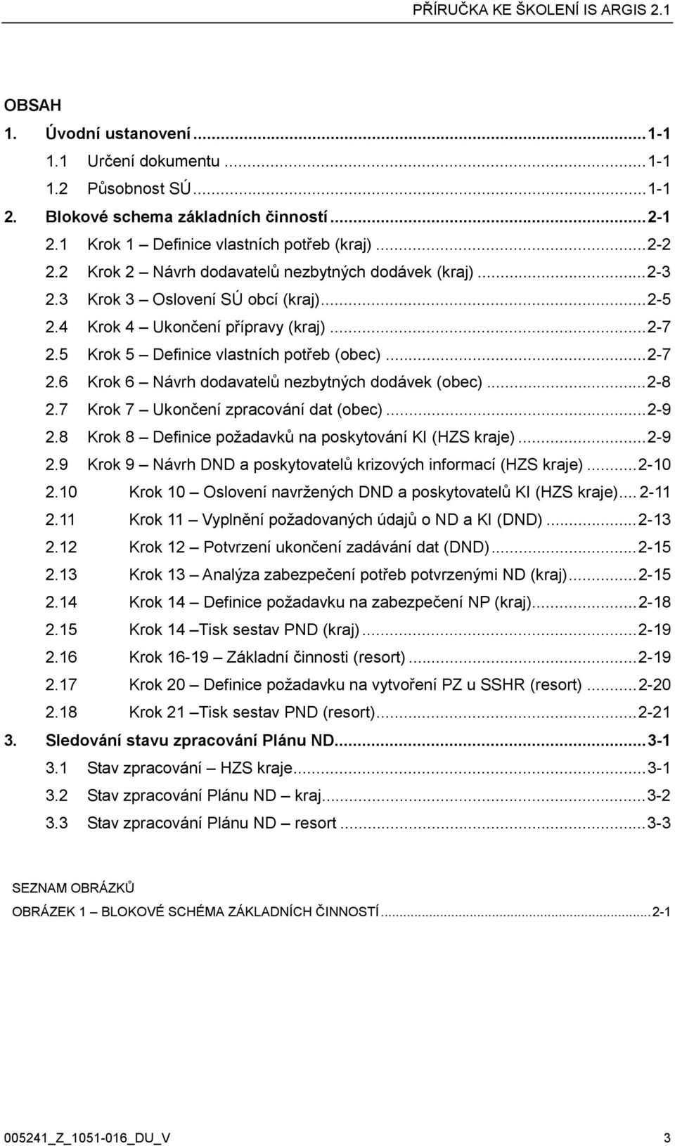 ..2-8 2.7 Krok 7 Ukončení zpracování dat (obec)...2-9 2.8 Krok 8 Definice požadavků na poskytování KI (HZS kraje)...2-9 2.9 Krok 9 Návrh DND a poskytovatelů krizových informací (HZS kraje)...2-10 2.