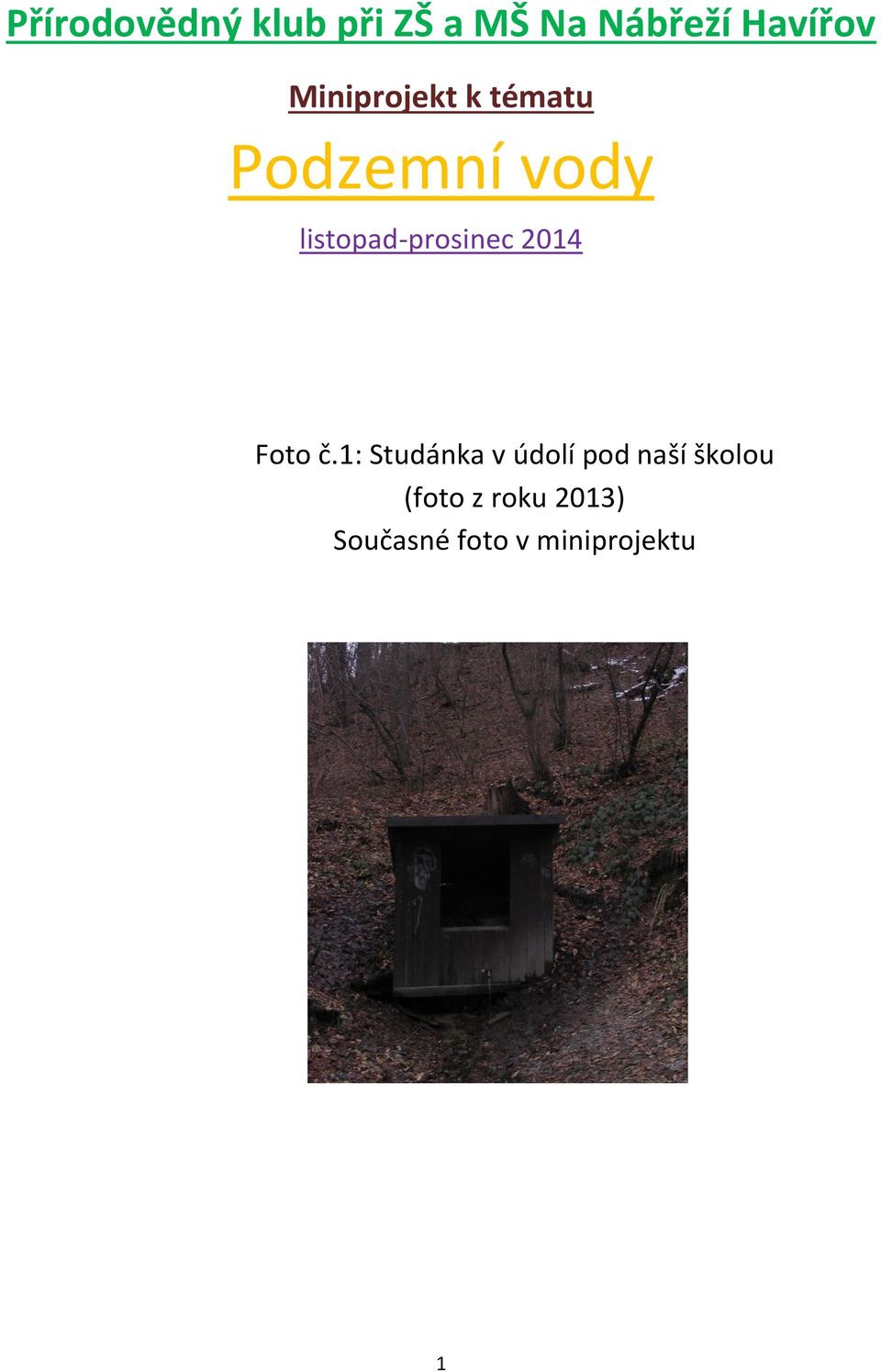 listopad-prosinec 2014 Foto č.
