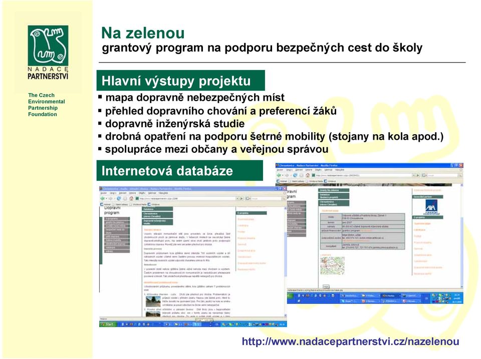 inženýrská studie drobná opatření na podporu šetrné mobility (stojany na kola apod.